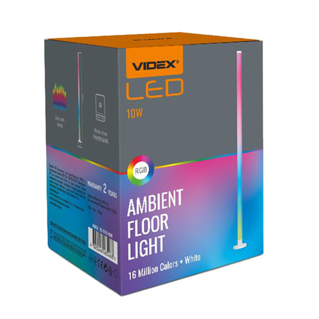 LED stojací lampa 10W 250lm 4000K neutrální bílá stmívatelná Videx