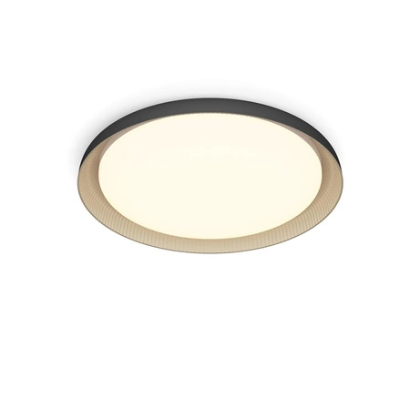 Stropní svítidlo LED Plafond 10W 1850lm 2700K SceneSwitch Black Pebblo Ultra Efficient Philips