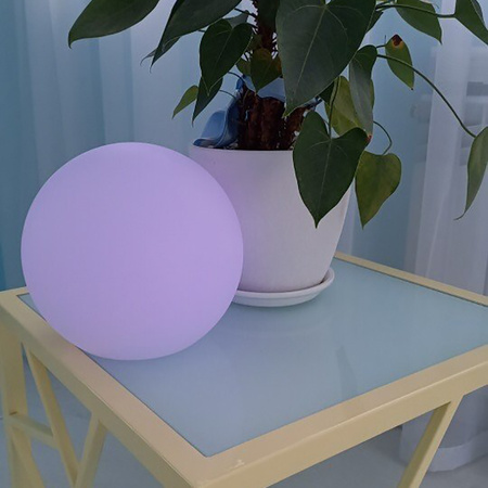 Zahradní lampa LED Solární pohon RGB koule 30 cm