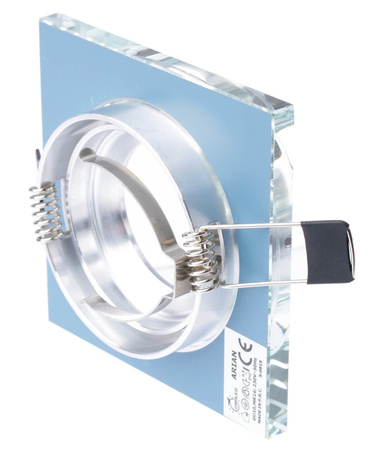 Skleněné Halogenová Podhledové svítidlo GU10, MR16 Nastavitelná Čtvercová ARIAN LUMILED