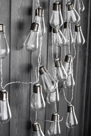 LED Solární řetěz, 20x LED Ozdobné Žárovky 5.69m Teplá bílá 3000K HELIC LUMILED