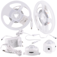 LED pásek se senzorem pohybu a soumraku 16,5W 1960lm 4000K neutrální 220-240V bílý 5m Sanico Goldlux