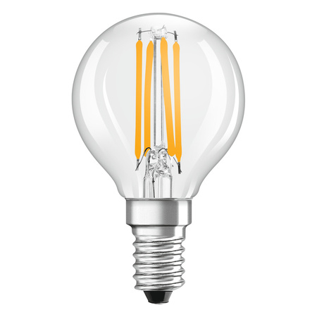 LED žárovka P45 Ball E14 2,2W = 25W 300lm 2700K Warm CRI90 300° Stmívatelné vlákno SUPERSTAR PLUS CLASSIC Osram