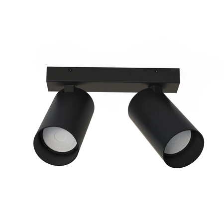 MONO II 7841 Nowodvorski Černý bodový reflektor 2xGU10 pro povrchovou montáž Moderní