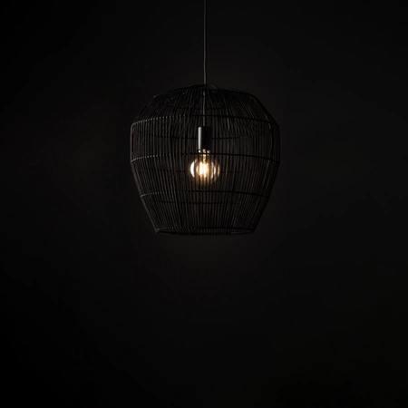 HAITI S 11166 Nowodvorski E27 Black Skandinávské závěsné stropní svítidlo