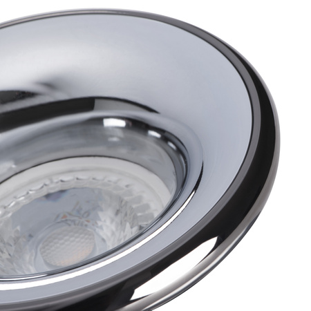 Stropní bodové svítidlo LED GU5.3 GU10 kulaté bílé Elnis Kanlux pro zápustnou montáž do podhledu