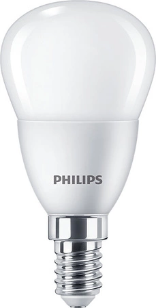 2x LED kulová žárovka E14 P45 4,9W = 40W 470lm 4000K neutrální bílá PHILIPS