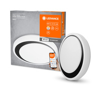 LED stropní svítidlo černé ORBIS Moon 32W 3300lm Teplá bílá-Studená bílá 48cm SMART+ WiFi LEDVANCE