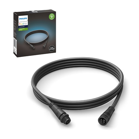 Venkovní prodlužovací kabel Propojovací kabel 2,5 m IP67 černý PHILIPS HUE