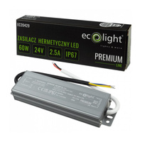 LED napájecí zdroj IP67 60W 24V Premium Ecolight