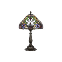 Stolní noční lampa E27 hnědá Classic Mirella 8090 Rabalux