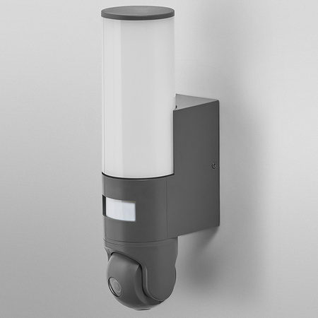 LED nástěnná lampa 16W 900lm 3000k ŠEDÁ s pohybovým senzorem a HD kamerou LEDVANCE Smart+ WiFi