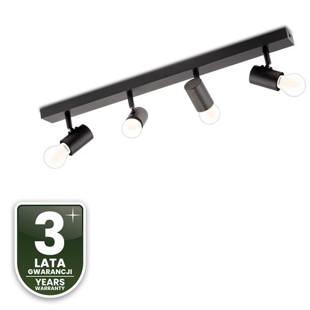 Stropní svítidlo SPOT TUBA Reflektor Halogenové svítidlo 4x E27 GLASA LUMILED