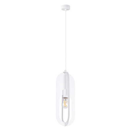 NICUS 1 E27 Bílá moderní stropní závěsná lampa SOLLUX