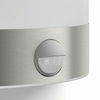 Zahradní lampa LED nástěnná lampa PYTHON IR myGarden 6W 2700K IP44 s pohybovým a soumrakovým senzorem stříbrná PHILIPS
