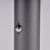 Zahradní lampa LED E27 TUBA LOW Graphite 44cm DALLAS GOLDLUX (Polux) s pohybovým a soumrakovým senzorem