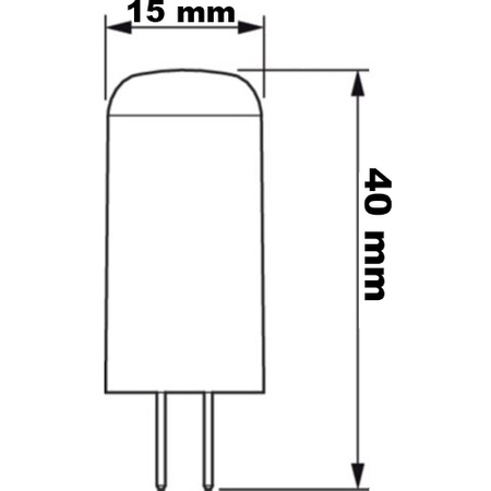 G4 CAPSULE LED žárovka 2.7W = 28W 315lm 2700K Teplá bílá 12V PHILIPS CorePro