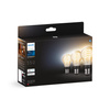 3x LED žárovka E27 A60 7W = 40W 550lm 2200-4500K CCT FILAMENT SMART Smart Bluetooth ZigBee White Ambiance Philips HUE