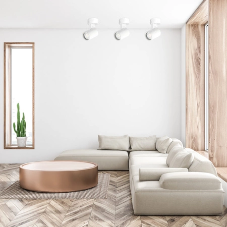 Nástěnné a stropní reflektorové reflektory GU10 White LYNX Sanico Goldlux