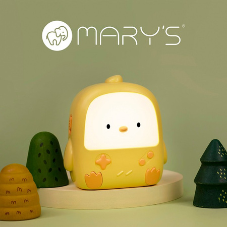 Dětské noční světlo MARY'S CHIRCH LED 1W 3000K Warm USB dobíjecí 1200mAh žlutá MARY'S CHIRCH