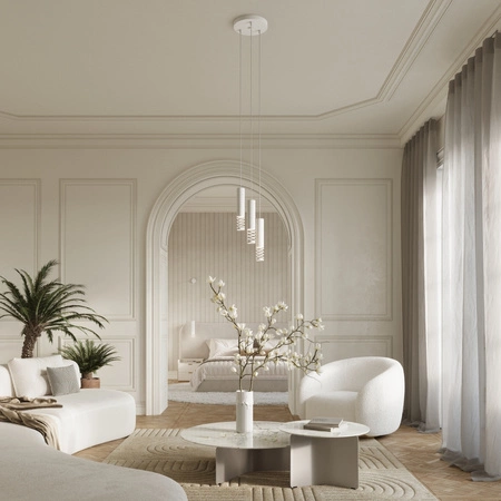 Stropní závěsné svítidlo 2x GU10 White LAMI Ocean Green SL.1687 Sollux