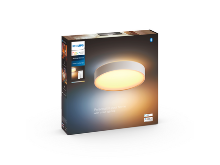 LED stropní světlo Enrave White 19,2W 38cm CCT PHILIPS HUE Bluetooth + stmívač