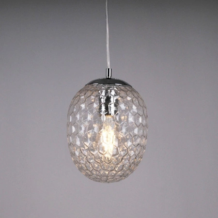 Stropní závěsné svítidlo LORA WHITE transparentní 1x E27 GOLDLUX (Polux)