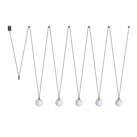 Závěsné stropní svítidlo 5x G9 černé moderní SLING 10355 Nowodvorski