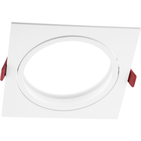 Podhledové svítidlo GU10, ES111 Nastavitelná Čtvercová Bílá 14cm CARPI LUMILED