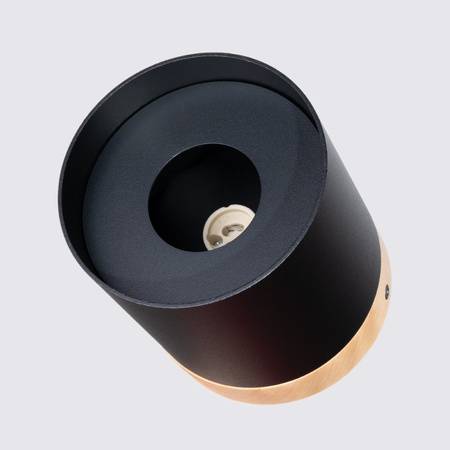 SOLLUX Stropní svítidlo pro povrchovou montáž RIF GU10 Černá skandinávská trubice