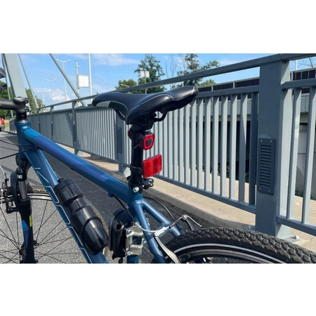 Zadní světlo na kolo LED zadní světlo USB červené s dobíjecí baterií 5 světelných režimů VAYOX