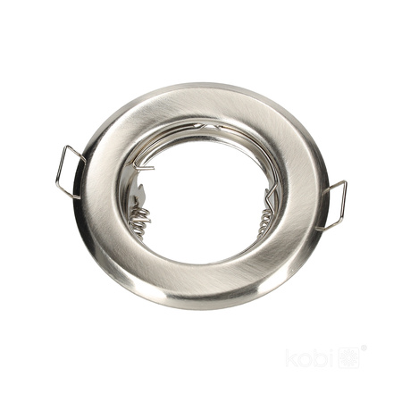 Halogenové zapuštěné bodové svítidlo GU10 Chrome Round Kobi pro zápustnou montáž