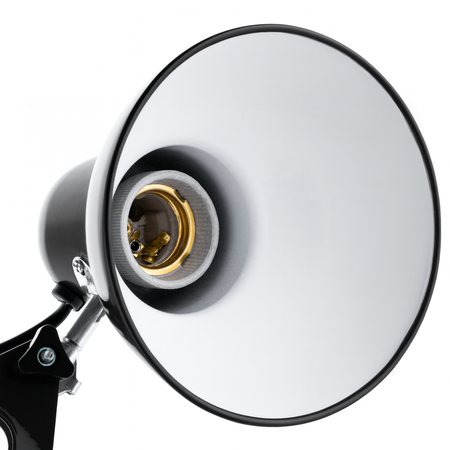 Stolní lampa E27, Černá + držák na stůl TOBI LUMILED