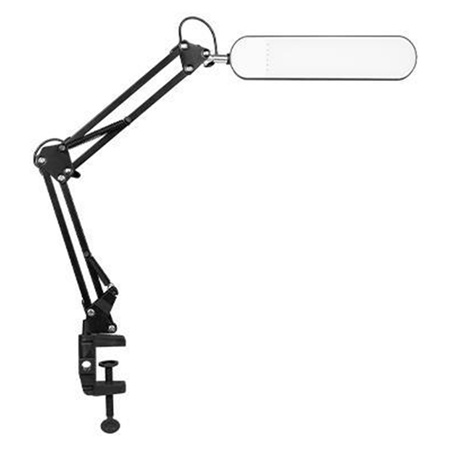 Stolní nastavitelná stolní lampa LED 7W 560lm 3000-4000-6000K CCT Školní noční světlo Stmívatelné vypínač černá Aleda Masterled