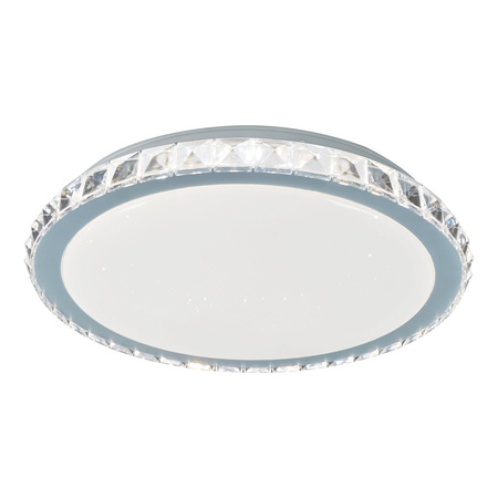 Plafond LED stropní světlo Povrchová montáž 24W chrom Moderní Cressida Rabalux