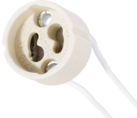 10x keramická patice pro žárovky LED GU10