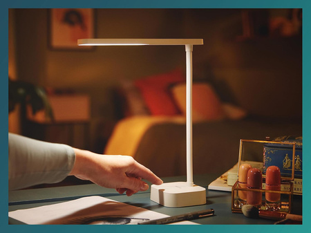 LED stolní lampa TILPA 5W 5000K stmívatelná bílá PHILIPS