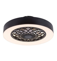 Plafond LED stropní svítidlo 35W 1600lm 3000-6000K černá moderní Adonias Rabalux