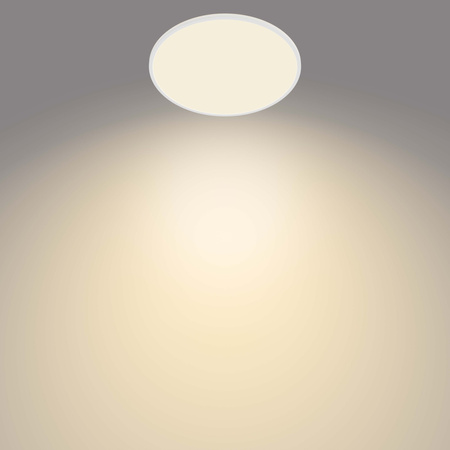 Přisazené LED stropní svítidlo SUPERSLIM 22W 2700K 43cm Stmívatelné Bílé PHILIPS
