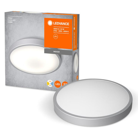 LED stropní koupelnová přisazená lampa 24W CCT stmívatelná 41cm kulatá ORBIS LEDVANCE