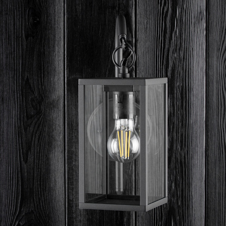 Zahradní nástěnné svítidlo Down Elevation Lamp Malmo E27 IP44 Grafit - GOLDLUX (Polux)