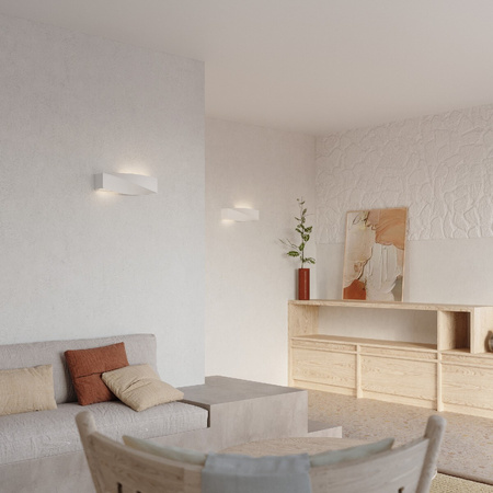 Nástěnné svítidlo SOLLUX SIGNMA E27 Up-Down Ceramic Modern White