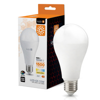 LED žárovka E27 Ball 15W 1500lm 3000K Warm 270° Kobi