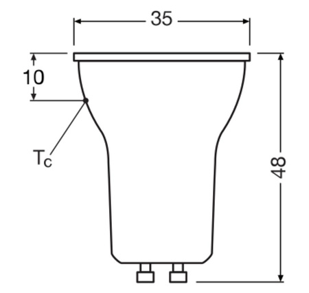 LED PAR11 reflektor GU10 3W = 35W 230lm 2700K teplý 36° stmívatelný SUPERSTAR Osram