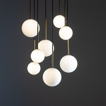 Závěsné stropní svítidlo 8x G9 černé bílé Classic KARO 10934 Nowodvorski