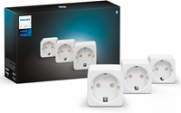 Chytrá zásuvka Schuko TYP F Wattmetr Programátor TIMER Bílá chytrá zásuvka Philips HUE