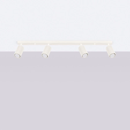 Bodové reflektorové stropní svítidlo Tuba 4x GU10 Beige Carbon Deep Space SL.1603 Sollux