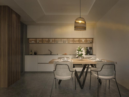 Dekorativní stropní závěsné svítidlo E27 s převisem Hnědá kartonová dekorace Ledvance