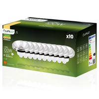 10x Žárovka LED ES111, GU10 15W = 100W 1521lm 3000K Teplá bílá 24° Stříbrná LUMILED