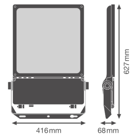 LED reflektor Venkovní stmívatelná lampa 250W 39000lm 4000K IP66 Bílé světlo Ledvance